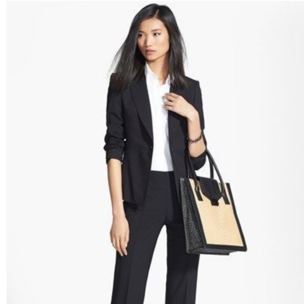 Hugo Boss Juicy 6 Black Wool Jacket Blazer Size 4